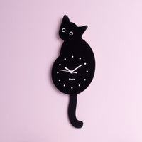Horloge murale | Chat noir